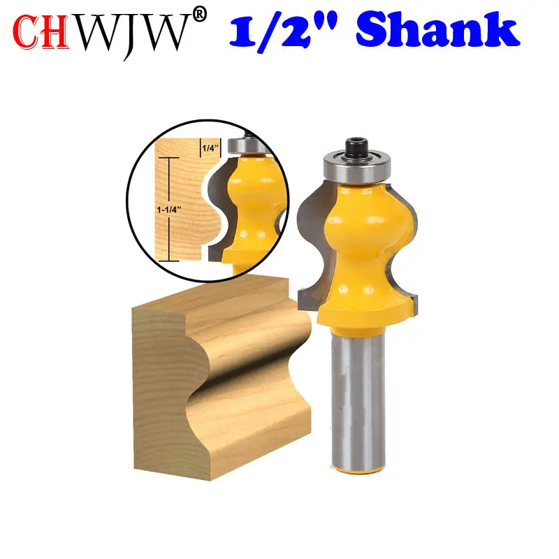 1PC Jewelry Box Foot Mold Router Bit - 1/2" Shank Woodworking cutter - Chwjw 18135
1PC Jewelry Box Foot Mold Router Bit - 1/2" Shank Woodworking cutter - Chwjw 18135