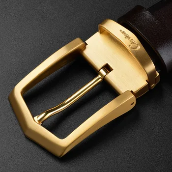 Ciartuar Belts for Men High Quality Genuine Leather Belt Pin Buckle Luxury Designer Belt Waist Strap Jeans Business Gold Belt
Ciartuar Belts for Men High Quality Genuine Leather Belt Pin Buckle Luxury Designer Belt Waist Strap Jeans Business Gold Belt
