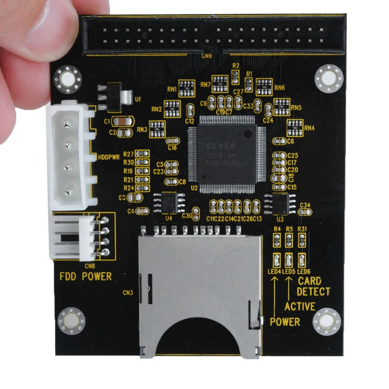 1Pc SD Memory Card To 3.5" 40Pins Male IDE Adapter Big PCB SD-3.5 IDE Secure Digital Converter SL@88
1Pc SD Memory Card To 3.5" 40Pins Male IDE Adapter Big PCB SD-3.5 IDE Secure Digital Converter SL@88