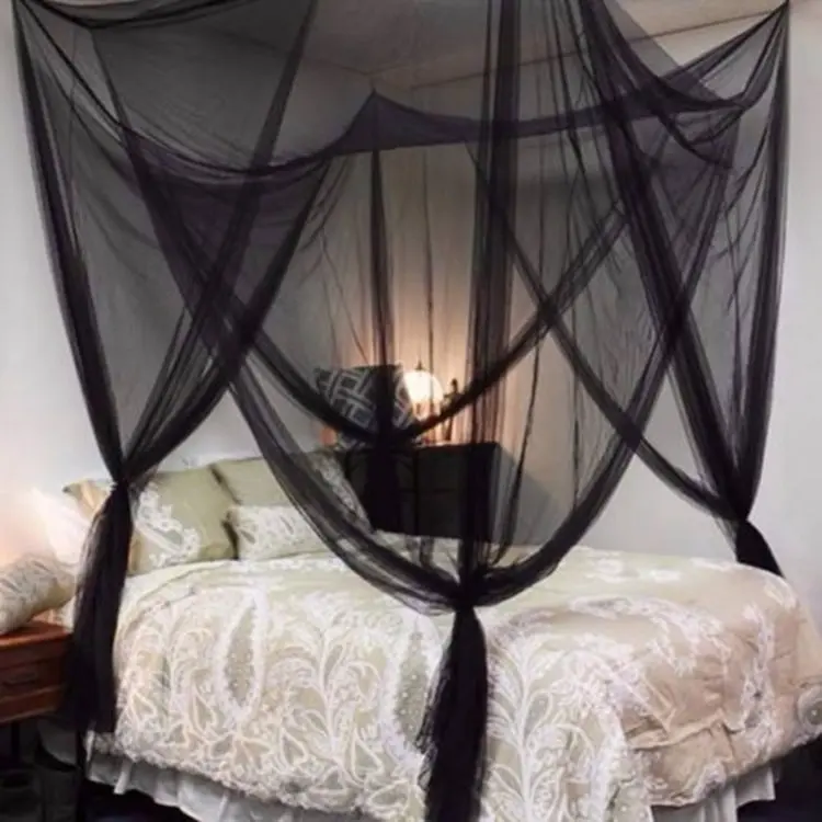New Black White Summer Mosquito Net Elegant Lace Canopy Curtain Baldachin Netting Quarto Doors For Double King Size Bed
New Black White Summer Mosquito Net Elegant Lace Canopy Curtain Baldachin Netting Quarto Doors For Double King Size Bed