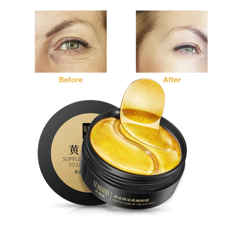 Gold Moisturizing Eye Mask Patch 60pcs=30pairs Crystal Collagen Eye Mask Anti Age Sleep Mask Dark Circles Remover Face Care Mask
Gold Moisturizing Eye Mask Patch 60pcs=30pairs Crystal Collagen Eye Mask Anti Age Sleep Mask Dark Circles Remover Face Care Mask