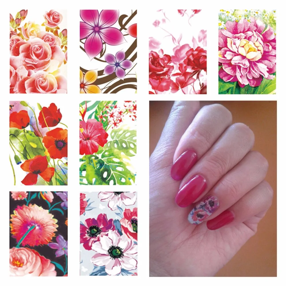 LCJ Water Transfer Foils Nail Art Sticker Full Flower Design Water Decals Manicure Decorations Tools Sticker
LCJ Water Transfer Foils Nail Art Sticker Full Flower Design Water Decals Manicure Decorations Tools Sticker