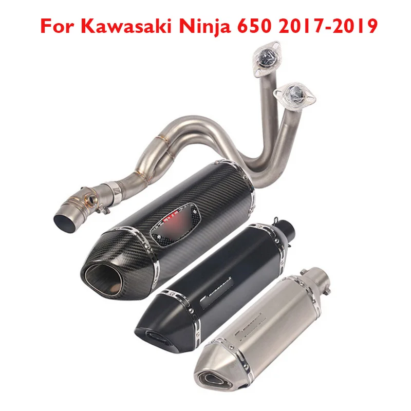 Ninja 650 Ninja Z650 Exhaust System Muffler Tip Front Header Link Connect Pipe for Kawasaki Ninja 650 Ninja Z650 2017 2018 2019
Ninja 650 Ninja Z650 Exhaust System Muffler Tip Front Header Link Connect Pipe for Kawasaki Ninja 650 Ninja Z650 2017 2018 2019