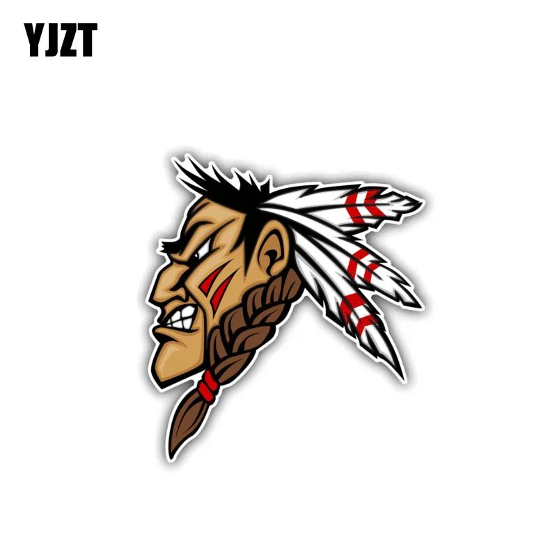 YJZT 9.8CM*10.8CM Personality Indian Brave Mascot Cartoon Car Sticker PVC Decal 12-0542
YJZT 9.8CM*10.8CM Personality Indian Brave Mascot Cartoon Car Sticker PVC Decal 12-0542