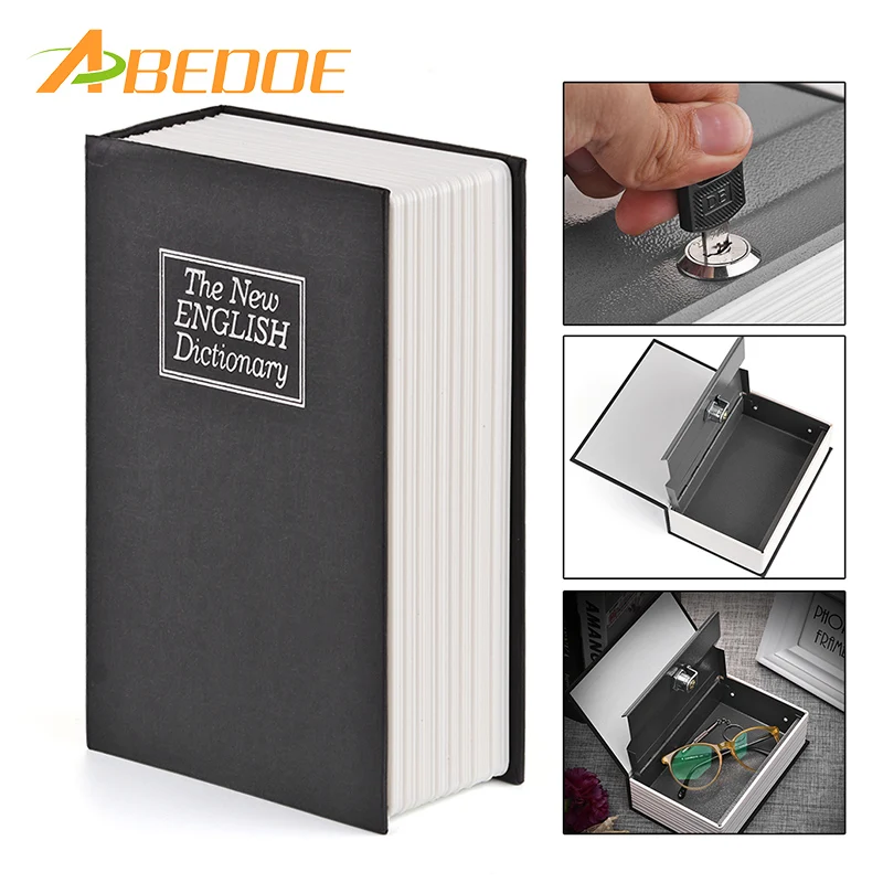 ABEDOE Creative Piggy Bank English Dictionary Book Shaped Storage Box Safe Lock-up Money Coins Coffer with Keys for Home Decor
ABEDOE Creative Piggy Bank English Dictionary Book Shaped Storage Box Safe Lock-up Money Coins Coffer with Keys for Home Decor