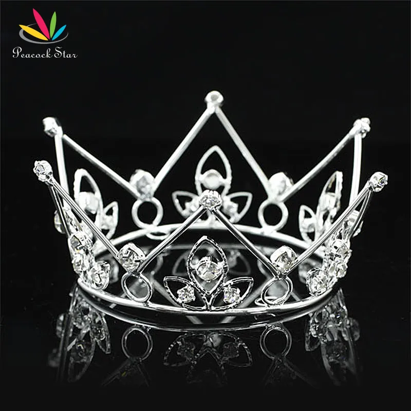 Peacock Star New Born Baby Silver Mini Crown Photo Prop Full Circle Round Tiara CT1135
Peacock Star New Born Baby Silver Mini Crown Photo Prop Full Circle Round Tiara CT1135