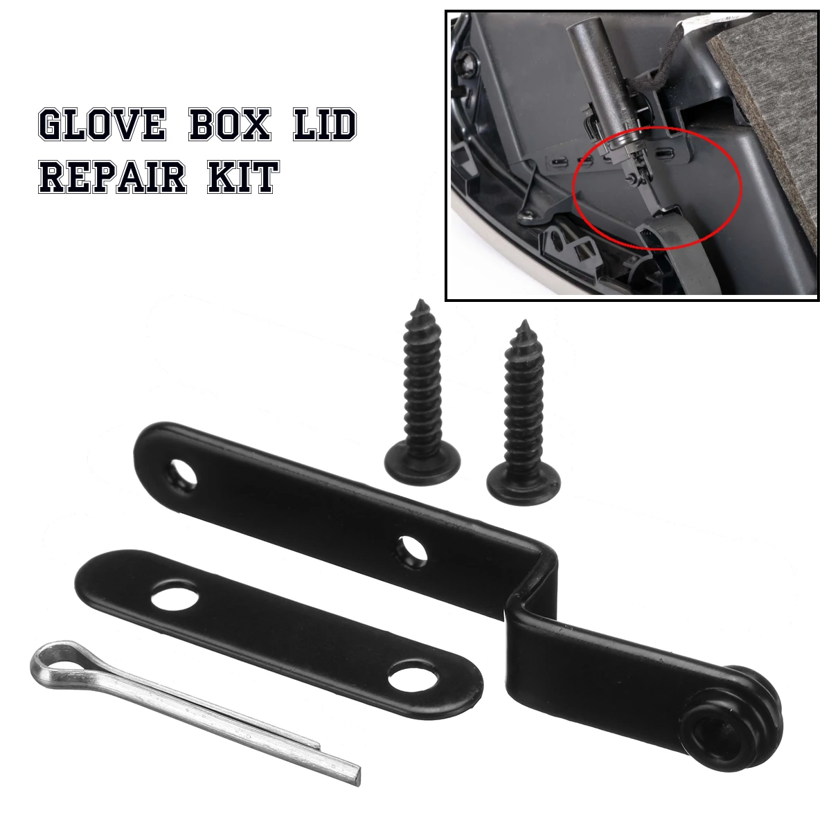 Car Hinge Bracket Car Lid Hinge Repair Kit Universal For AUDI A3/S3 8P 2004-2013 RS3 2011-2013 Glove Box Lid Repair Tool Black
Car Hinge Bracket Car Lid Hinge Repair Kit Universal For AUDI A3/S3 8P 2004-2013 RS3 2011-2013 Glove Box Lid Repair Tool Black
