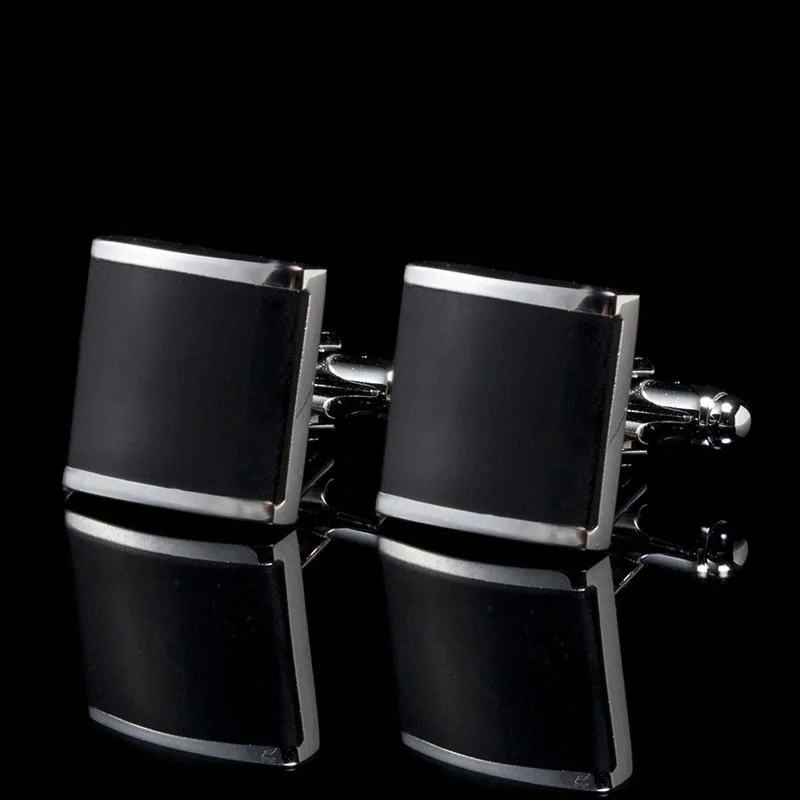 Fashion Square Style Cuff Links Black Enamel Custom Cuflinks For Mens Wedding Party Spinki Jewelry
Fashion Square Style Cuff Links Black Enamel Custom Cuflinks For Mens Wedding Party Spinki Jewelry