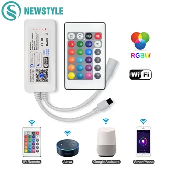 WIFI RGBW LED Strip Controller Music Timer Controller Smartphone APP Control Amazon Alexa Google Home Voice Control DC5V-24V
WIFI RGBW LED Strip Controller Music Timer Controller Smartphone APP Control Amazon Alexa Google Home Voice Control DC5V-24V