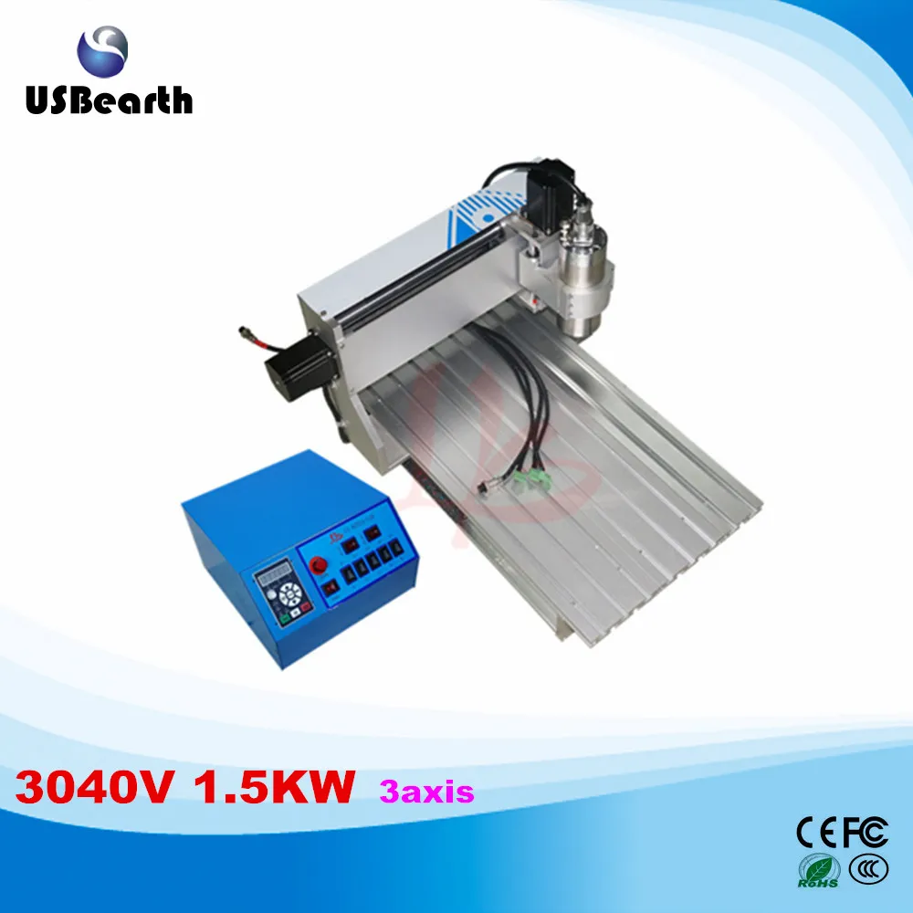 LY 3040V 1.5KW 3 axis mini CNC engrave machine grinder VFD controller