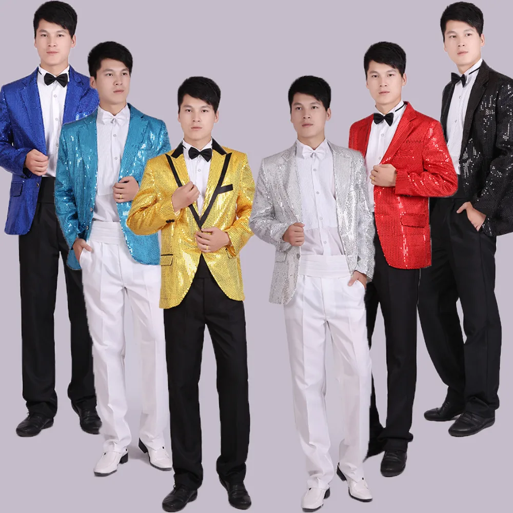 paillette male master Sequins Suit Stage Costumes Men terno Suit MC Host Clothing Singer Suits & Blazer show jacket outerwear
paillette male master Sequins Suit Stage Costumes Men terno Suit MC Host Clothing Singer Suits & Blazer show jacket outerwear