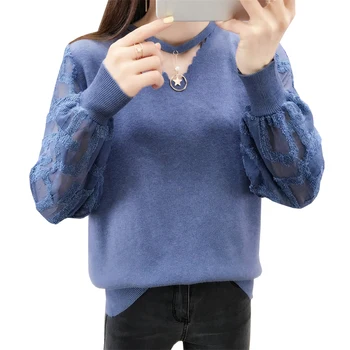 2019 New Autumn Women's Knitted Sweater Perspective Female Pullover Sweater Casual Loose Solid Sweater for Women Pull Femme
2019 New Autumn Women's Knitted Sweater Perspective Female Pullover Sweater Casual Loose Solid Sweater for Women Pull Femme
