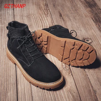 New Boots Winter Men Martin Casual Sock Shoes Scarpe Suede Leather Tenis Top Quality Oxford Sneakers Sapato Zapatos De Hombre
New Boots Winter Men Martin Casual Sock Shoes Scarpe Suede Leather Tenis Top Quality Oxford Sneakers Sapato Zapatos De Hombre