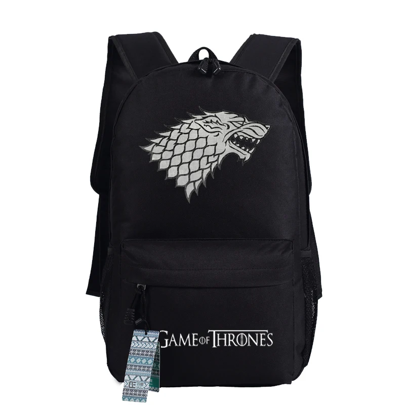 Game of Thrones House Stark of Winterfell Direwolf Cosplay Backpack Canvas Travel Student School Shoulder Bags Gift Accessory
Game of Thrones House Stark of Winterfell Direwolf Cosplay Backpack Canvas Travel Student School Shoulder Bags Gift Accessory