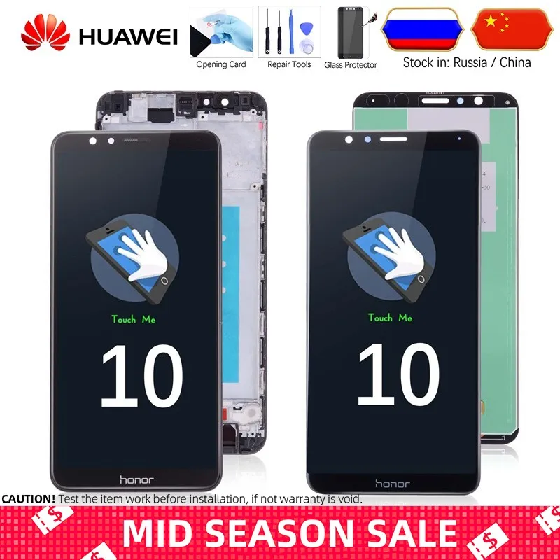5.93'' 1920x1080 Display For HUAWEI Honor 7X Display Touch Screen Digitizer with Frame for Huawei Honor 7X LCD Replacement Parts
5.93'' 1920x1080 Display For HUAWEI Honor 7X Display Touch Screen Digitizer with Frame for Huawei Honor 7X LCD Replacement Parts