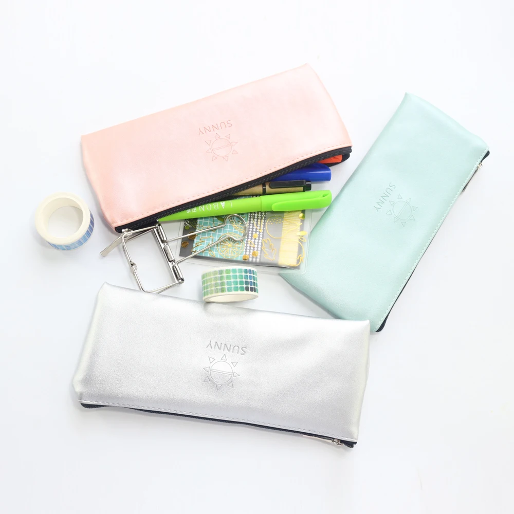 Cute south Korea sunny series leather school zipper pencil bag stationery,fine student pencil case,large capacity,4 colors
Cute south Korea sunny series leather school zipper pencil bag stationery,fine student pencil case,large capacity,4 colors