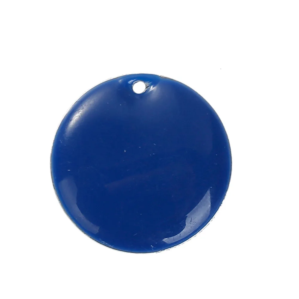 Doreen Box Copper Silver Tone Round Charms Royal Blue Enamel Fashion Jewelry Making Components Findings20mm( 6/8") Dia, 5 PCs
Doreen Box Copper Silver Tone Round Charms Royal Blue Enamel Fashion Jewelry Making Components Findings20mm( 6/8") Dia, 5 PCs