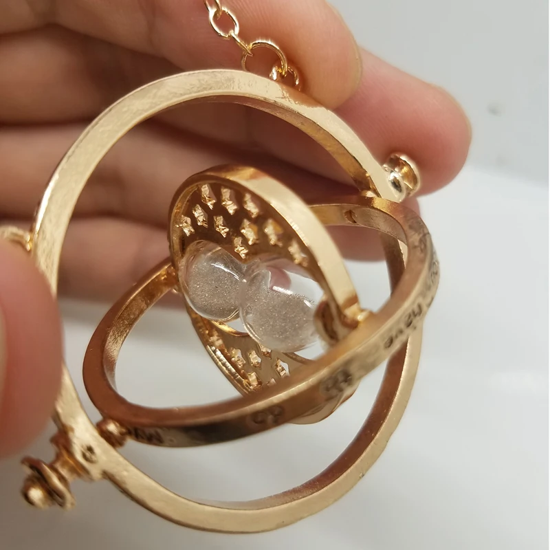 205pcs/lot Time Turner Hermione Granger Rotating Spins Hourglass Necklaces & Pendant Gold Color Time Backflow Converter Necklace
205pcs/lot Time Turner Hermione Granger Rotating Spins Hourglass Necklaces & Pendant Gold Color Time Backflow Converter Necklace