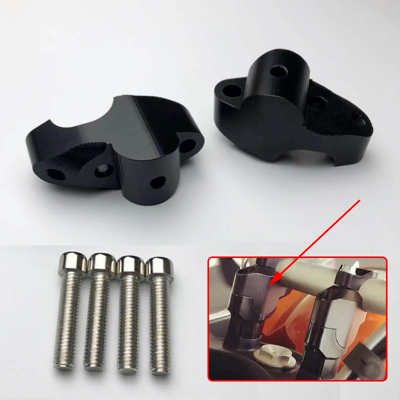 For KTM 1050 1090 1190 ADV Adventure 1290 Super Adventure R/S/T Adv Super Duke GT Handlebar Riser Up Backs Moves Bracket Kit
For KTM 1050 1090 1190 ADV Adventure 1290 Super Adventure R/S/T Adv Super Duke GT Handlebar Riser Up Backs Moves Bracket Kit