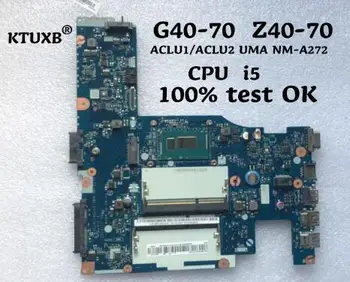 KTUXB Lenovo ACLU1/ACLU2 UMA NM-A272 motherboard for Lenovo G40-70 Z40-70 notebook motherboard CPU i5 DDR3 100% test work
KTUXB Lenovo ACLU1/ACLU2 UMA NM-A272 motherboard for Lenovo G40-70 Z40-70 notebook motherboard CPU i5 DDR3 100% test work
