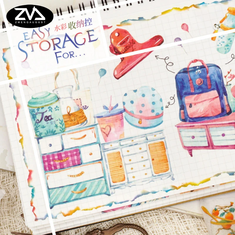 2018 New watercolor Storage series decoration borders series Washi Tape Kawaii diy Tapes Scrapbook Crafts Paper Tape Supplies
2018 New watercolor Storage series decoration borders series Washi Tape Kawaii diy Tapes Scrapbook Crafts Paper Tape Supplies