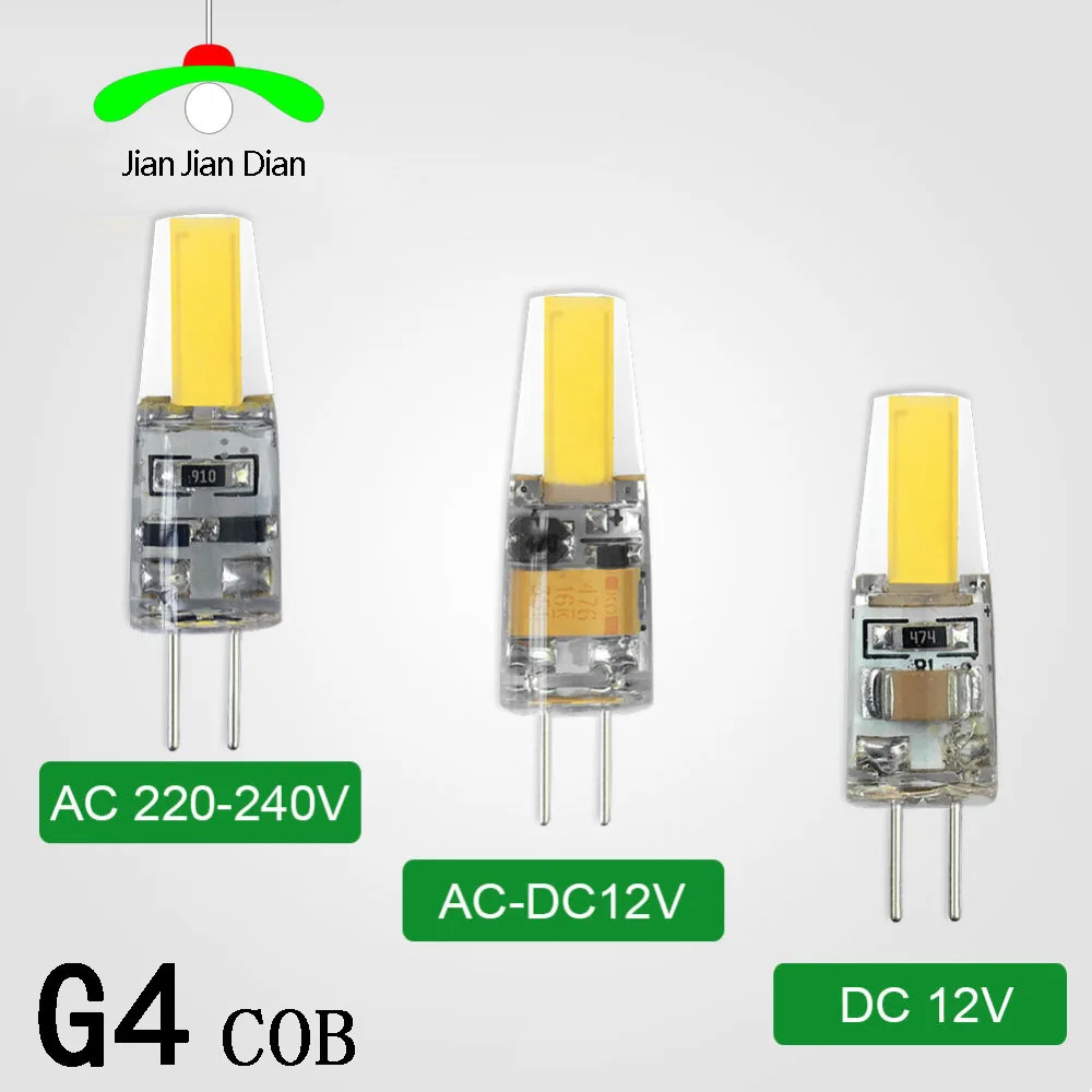 LED G4 Lamp Bulb AC/DC 12V 220V Dimmer 3W COB SMD LED Lighting Lights replace Halogen Spotlight Chandelier cool white warm white
LED G4 Lamp Bulb AC/DC 12V 220V Dimmer 3W COB SMD LED Lighting Lights replace Halogen Spotlight Chandelier cool white warm white