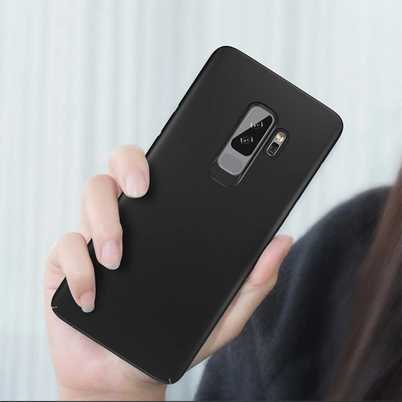 Ультратонкий матовый пластиковый чехол для телефона Samsung Galaxy S8 S9 Plus S7 Edge