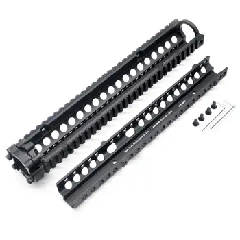 Aplus 12.7'' inch Length Aluminum Black Quad Rail Handguard Split Two Pieces Parts MK18 Hand Guard Free Float Mount System
Aplus 12.7'' inch Length Aluminum Black Quad Rail Handguard Split Two Pieces Parts MK18 Hand Guard Free Float Mount System