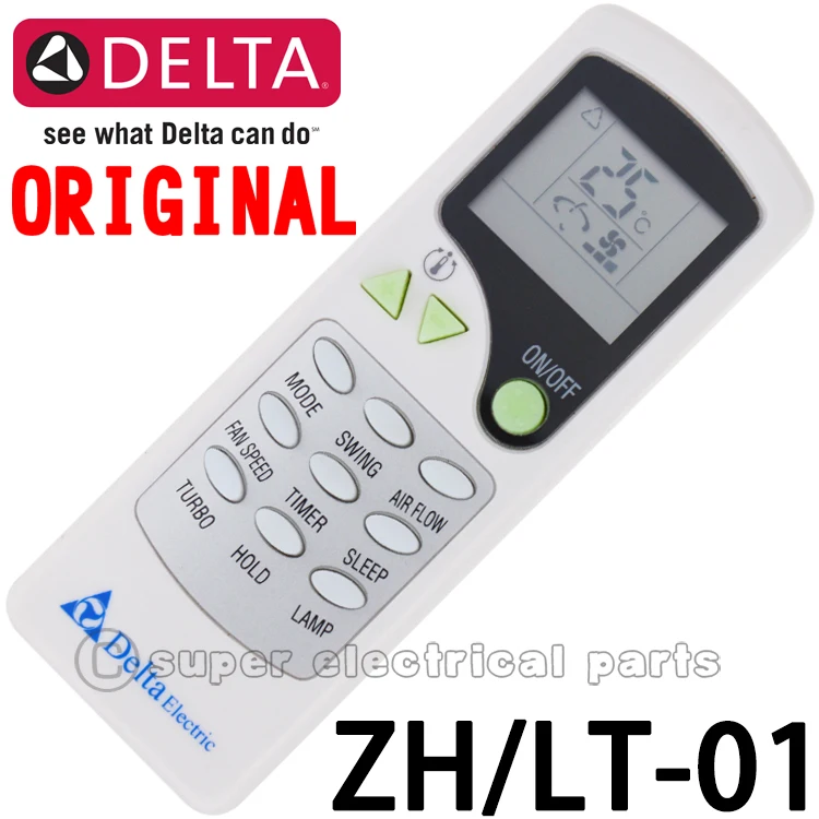 ORIGINAL DELTA Split And Portable Air Conditioner Remote Control ZH/LT-01 Air Conditioning Parts
ORIGINAL DELTA Split And Portable Air Conditioner Remote Control ZH/LT-01 Air Conditioning Parts