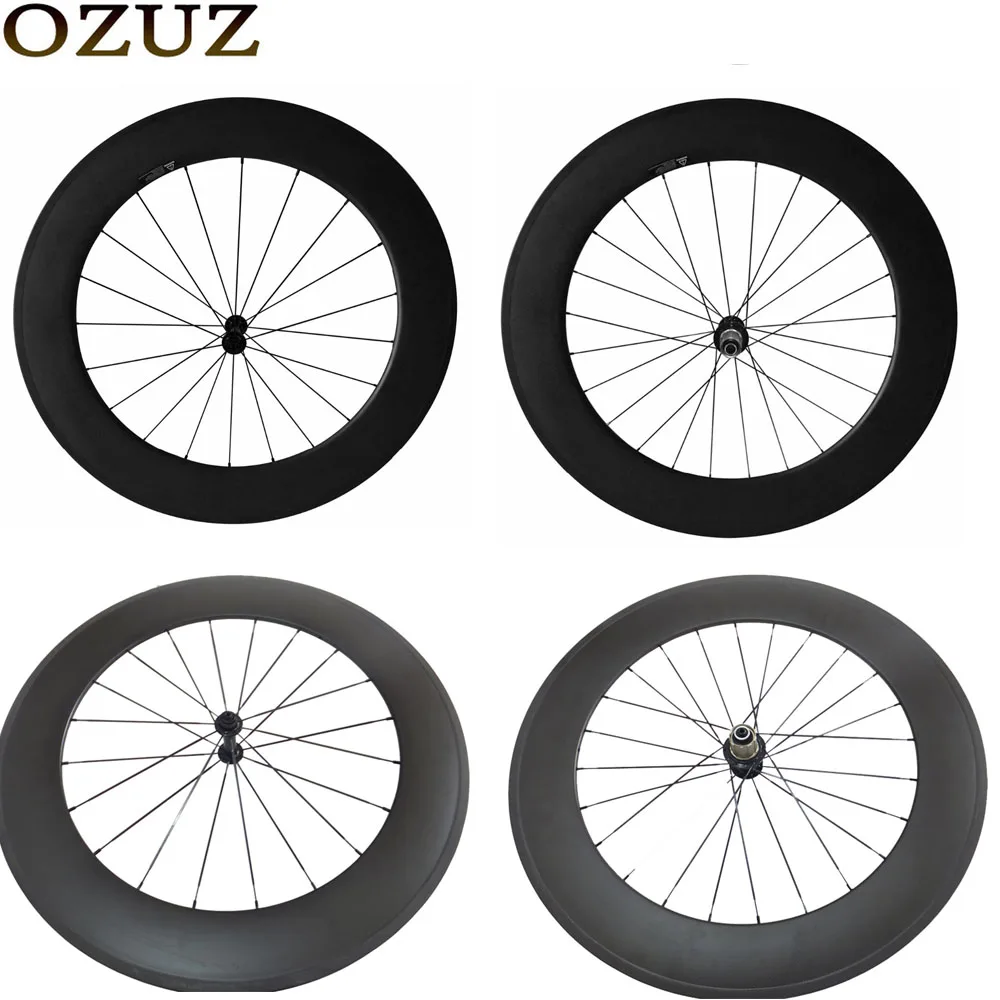 OZUZ 38mm 50mm 88mm front Or rear lightweight carbon wheels clincher tubular road bike wheel 23mm width 700C 3k weave glossy
OZUZ 38mm 50mm 88mm front Or rear lightweight carbon wheels clincher tubular road bike wheel 23mm width 700C 3k weave glossy