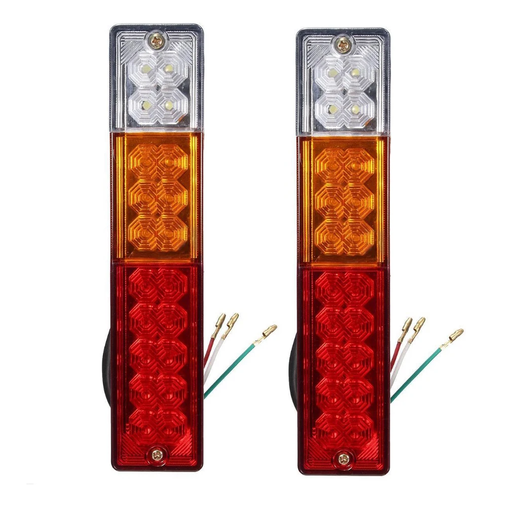 2 PCS 20 Led Truck Tail Light 12V Car Led Taillight For Van Lamp Reversing Lights Tail Lights For Trailers Left And Right Lamps (2)