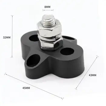 2 Pieces Boat Truck 48V DC Single Terminal Stud Bus Bar M8 Power Distribution Block Box for Boat Truck RVs Coaches
2 Pieces Boat Truck 48V DC Single Terminal Stud Bus Bar M8 Power Distribution Block Box for Boat Truck RVs Coaches