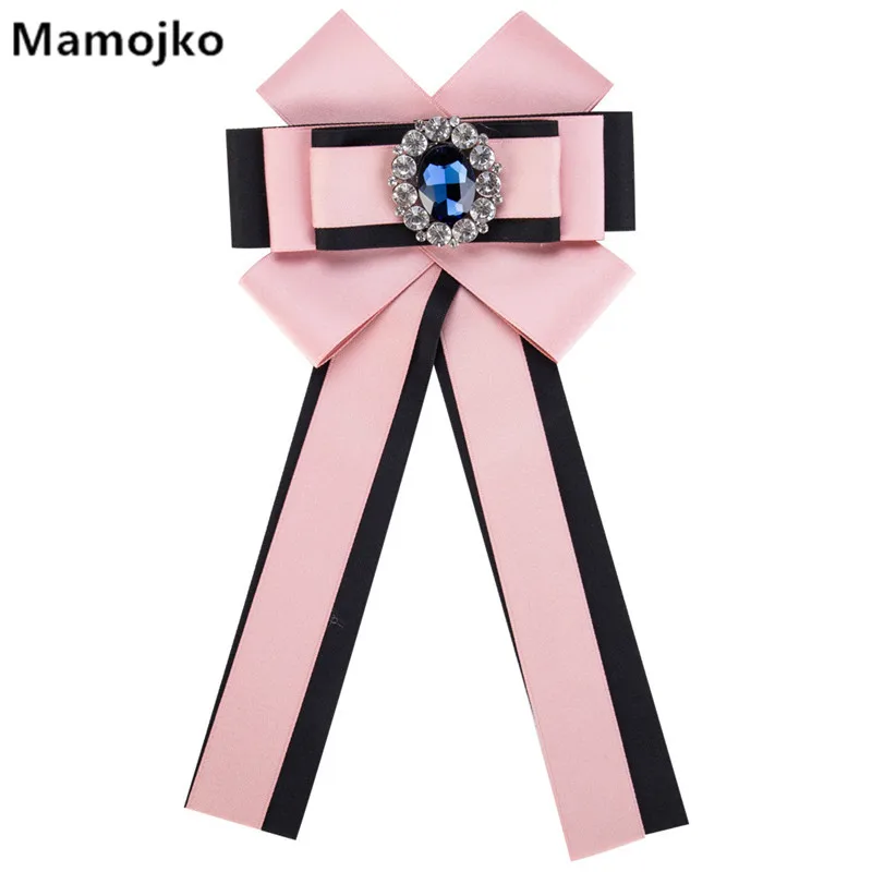 Mamojko Pink Rhinestone Crystal Flower Multilayer Ribbon Bowknot Brooches Pin Fashion Collar Bow Tie Vintage Corsage Jewelry
Mamojko Pink Rhinestone Crystal Flower Multilayer Ribbon Bowknot Brooches Pin Fashion Collar Bow Tie Vintage Corsage Jewelry