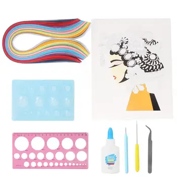 6Pcs DIY Paper Strips Quilling Tools Kit Sets Art Craft Decoration paper craft with Paper Board
6Pcs DIY Paper Strips Quilling Tools Kit Sets Art Craft Decoration paper craft with Paper Board