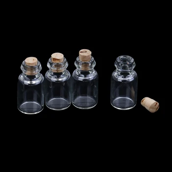 4Pcs DIY Parts Glass Transparent Minature Empty Glass Bottle 1:12 Scale Dollhouse Craft Home Decoration Simulation Glass Model
4Pcs DIY Parts Glass Transparent Minature Empty Glass Bottle 1:12 Scale Dollhouse Craft Home Decoration Simulation Glass Model