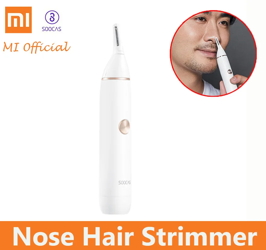 xiaomi nose hair trimmer skin care safety waterproof SOOCAS eyebrow Portable cleaner clipper cutter mijia N1 for men women
xiaomi nose hair trimmer skin care safety waterproof SOOCAS eyebrow Portable cleaner clipper cutter mijia N1 for men women