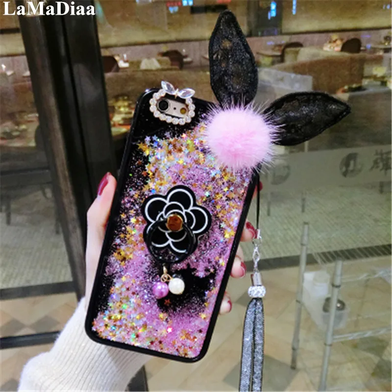 LaMaDiaa Luxury Cute Bear Finger Ring Buckle strap glitter Liquid case for Samsung Galaxy s6 s7 s8 s9 edge plus note 5 8
LaMaDiaa Luxury Cute Bear Finger Ring Buckle strap glitter Liquid case for Samsung Galaxy s6 s7 s8 s9 edge plus note 5 8