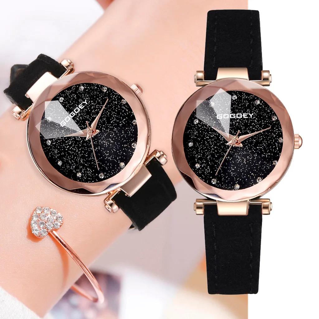 Fashion Simple Roman Numeral Scale Starry Dial Dial Quartz Female Watch Leather Bracelet Female Watch trends starry sky clock
Fashion Simple Roman Numeral Scale Starry Dial Dial Quartz Female Watch Leather Bracelet Female Watch trends starry sky clock