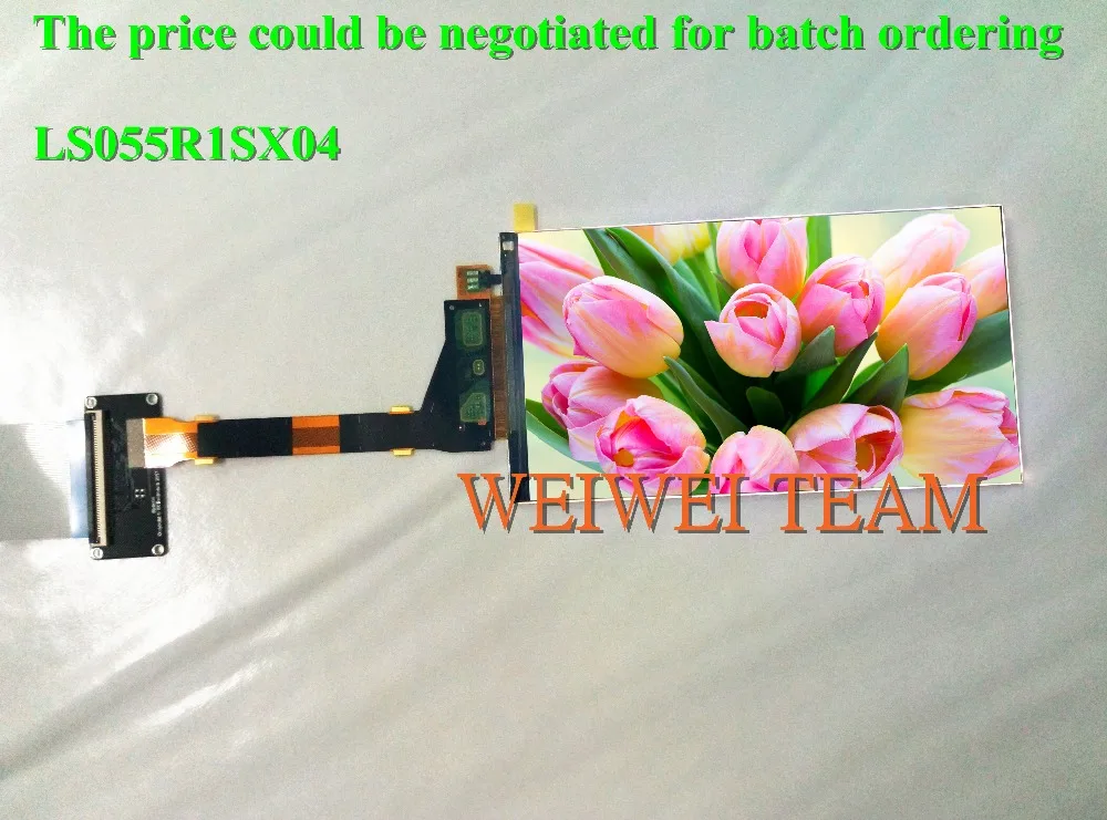 5.5 inch 2k lcd screen 2560*1440 for NanoDLP Thingiverse TOS 3d SLA printer lcd replacement LS055R1SX04 display panlel
5.5 inch 2k lcd screen 2560*1440 for NanoDLP Thingiverse TOS 3d SLA printer lcd replacement LS055R1SX04 display panlel