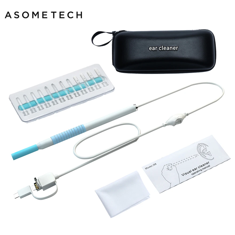 720P HD 3 in 1 USB Ear Endoscope Ear Cleaning Endoscope For Android Windows Mac Visual Ear Spoon Mini Video Camera Ear Cleaner
720P HD 3 in 1 USB Ear Endoscope Ear Cleaning Endoscope For Android Windows Mac Visual Ear Spoon Mini Video Camera Ear Cleaner