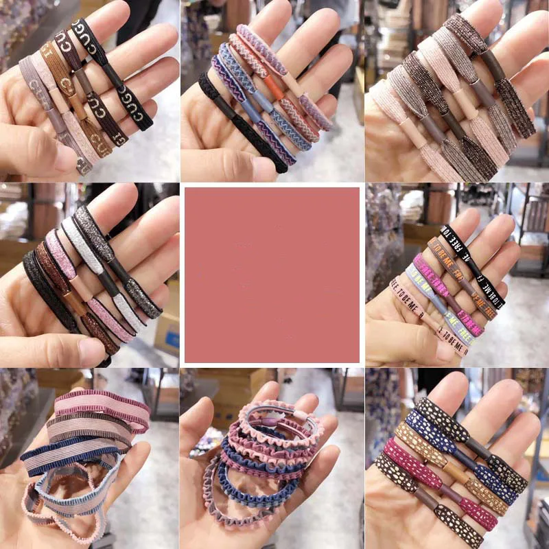 5pcs Head Rope Flowers Dots Elastic Hair Bands Korea Solid Color Hair Scrunchies Ponytail Holder for Girls Hair Accessories 2019
5pcs Head Rope Flowers Dots Elastic Hair Bands Korea Solid Color Hair Scrunchies Ponytail Holder for Girls Hair Accessories 2019