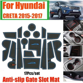 17cs/set for Hyundai CRETA 2015-2017 Decoration Rubber Silicone Anti-slip Gate Slot Mat Cup Pad Car Interior Door Groove Mat
17cs/set for Hyundai CRETA 2015-2017 Decoration Rubber Silicone Anti-slip Gate Slot Mat Cup Pad Car Interior Door Groove Mat