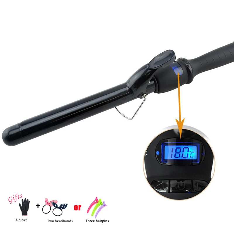 New Real Electric Professional Ceramic Hair Curler LCD Curling Iron Roller Curls Wand Waver Fashion Styling Tools 38mm C10
New Real Electric Professional Ceramic Hair Curler LCD Curling Iron Roller Curls Wand Waver Fashion Styling Tools 38mm C10