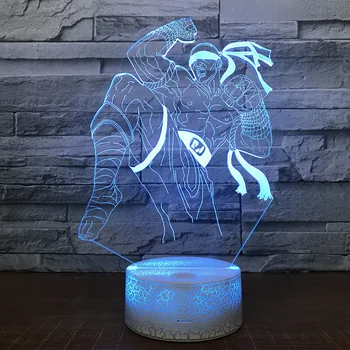 Wholesale Blind Monk Night Light New Fancy Stereo 3d Lamp Game Gift White base Lovely 7 color change 3D Light Fixtures
Wholesale Blind Monk Night Light New Fancy Stereo 3d Lamp Game Gift White base Lovely 7 color change 3D Light Fixtures