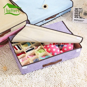 Folding Storage Box Bra Organizer Storage Drawers Underwear Storage Boxes Non-woven Covered Bra Combo Grid Wardrobes Organizers
Folding Storage Box Bra Organizer Storage Drawers Underwear Storage Boxes Non-woven Covered Bra Combo Grid Wardrobes Organizers