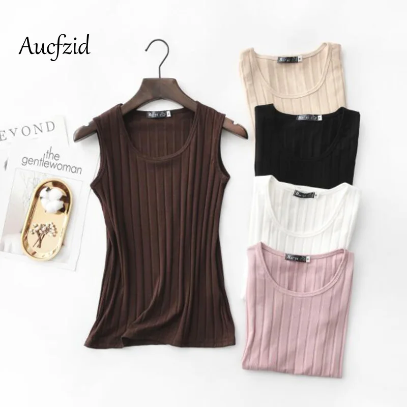 Aucfzid Summer Plus Size 3XL Tank Top Cotton Elastic T Shirt Female Sleeveless Basic Tops Slim Casual Tee A041
Aucfzid Summer Plus Size 3XL Tank Top Cotton Elastic T Shirt Female Sleeveless Basic Tops Slim Casual Tee A041