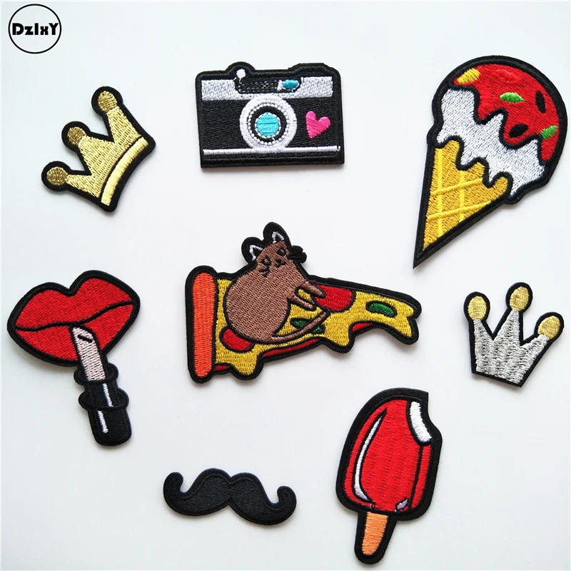 1 PCS ice cream parches Embroidered Iron on Patches for Clothing DIY Stripes Lipstick Clothes Stickers Custom Star Badges @R
1 PCS ice cream parches Embroidered Iron on Patches for Clothing DIY Stripes Lipstick Clothes Stickers Custom Star Badges @R