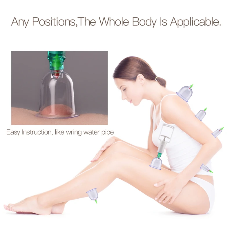 6PCS Vacuum Body Massage Helper Anti Cellulite Cupping Cups Family Health Care Massage Face Neck Body Medical Pump Suction 40
6PCS Vacuum Body Massage Helper Anti Cellulite Cupping Cups Family Health Care Massage Face Neck Body Medical Pump Suction 40