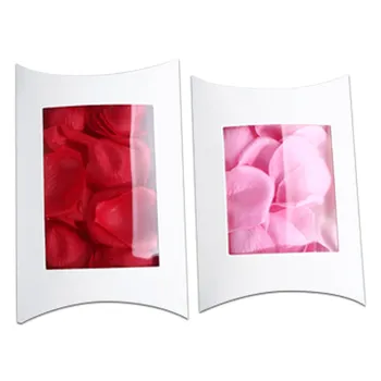 30pcs 2 Size White Paper Cardboard Pillow Box Packaging With Clear Window Gift Candy Wedding Party Pack Paperboard Carton Boxes
30pcs 2 Size White Paper Cardboard Pillow Box Packaging With Clear Window Gift Candy Wedding Party Pack Paperboard Carton Boxes