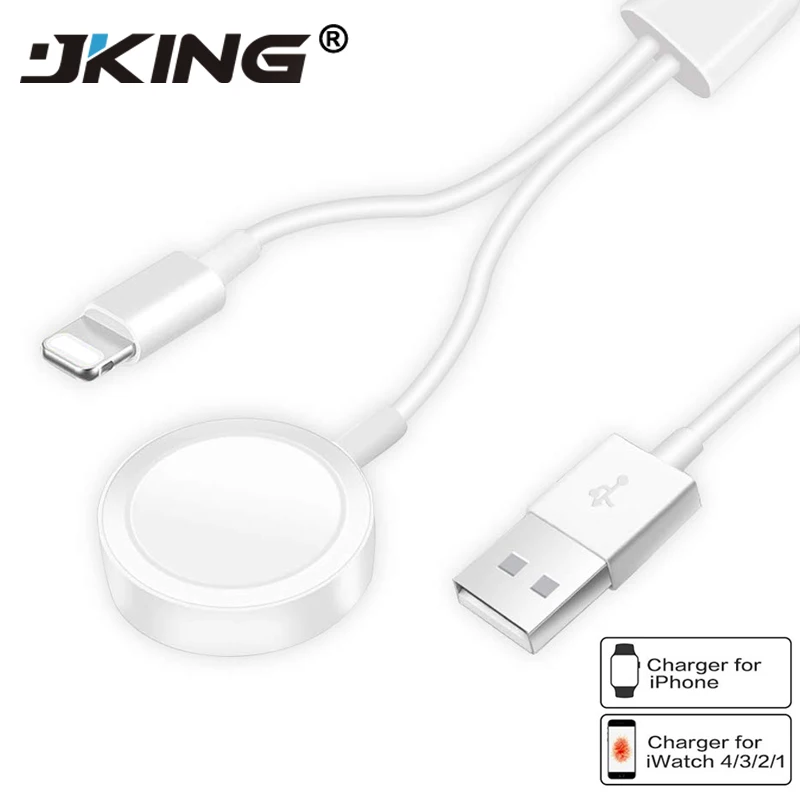 1.2M 10W 5W Fast Charger 2 In 1 Wireless Charger for Apple Watch Series 1 2 3 4 USB Magnetic Charging Cable or IPhone 8 X Xs Max
1.2M 10W 5W Fast Charger 2 In 1 Wireless Charger for Apple Watch Series 1 2 3 4 USB Magnetic Charging Cable or IPhone 8 X Xs Max